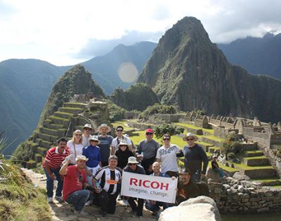 Ricoh Brasil e revendas visitam Machu Picchu