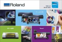 Roland DG demonstra gama de produtos de impressão e corte e soluções UV-LED na FESPA Alemanha
