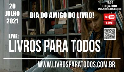 Live dedica espaço especial para Dia do Amigo do Livro