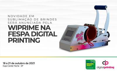 WiPrime lança prensa de caneca com tecnologia única na FESPA Digital Printing