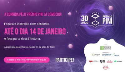 Prêmio Fernando Pini acontecerá dentro da ExpoPrint & ConverExpo Latin America 2022