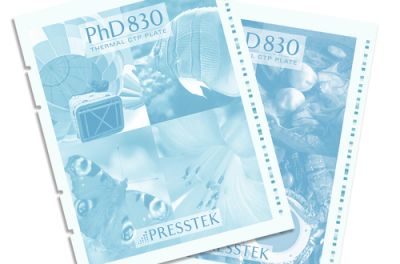 Presstek expande seu portifólio com nova chapa PhD 830